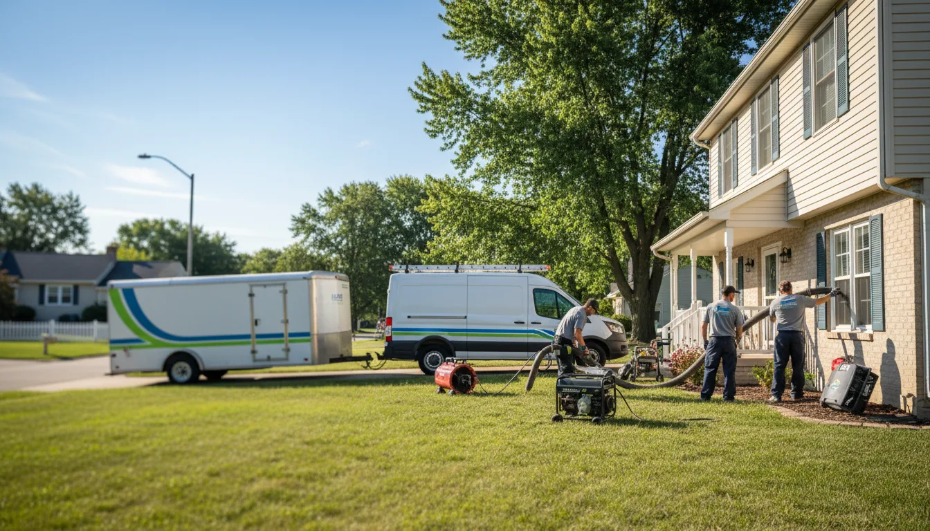 Flooded Basement Restoration And Cleanup With Repair in Sandborn, IN near me